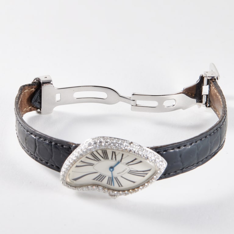 Crash de Cartier White Gold Diamond White Dial 39mm Product Image 9