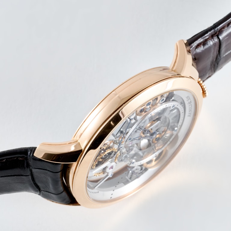 Time Pyramid Tourbillon Rose Gold Skeleton Dial 44mm Product Image 3