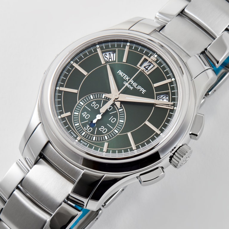 Annual Calendar Chronograph Steel Green Dial 42mm Product Image 1