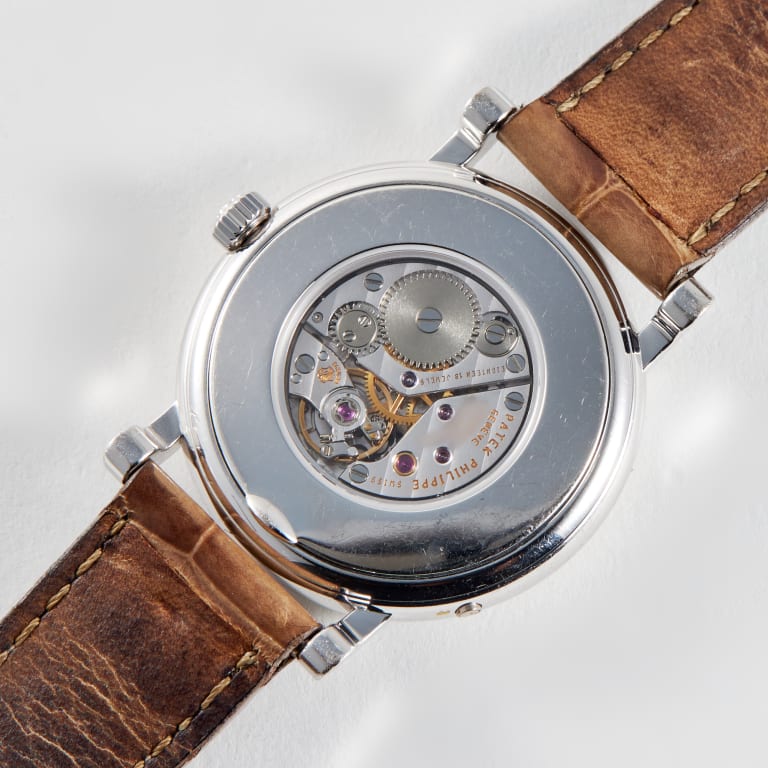 Calatrava Moonphase White Gold Black Mother of Pearl Dial 31mm Product Image 7