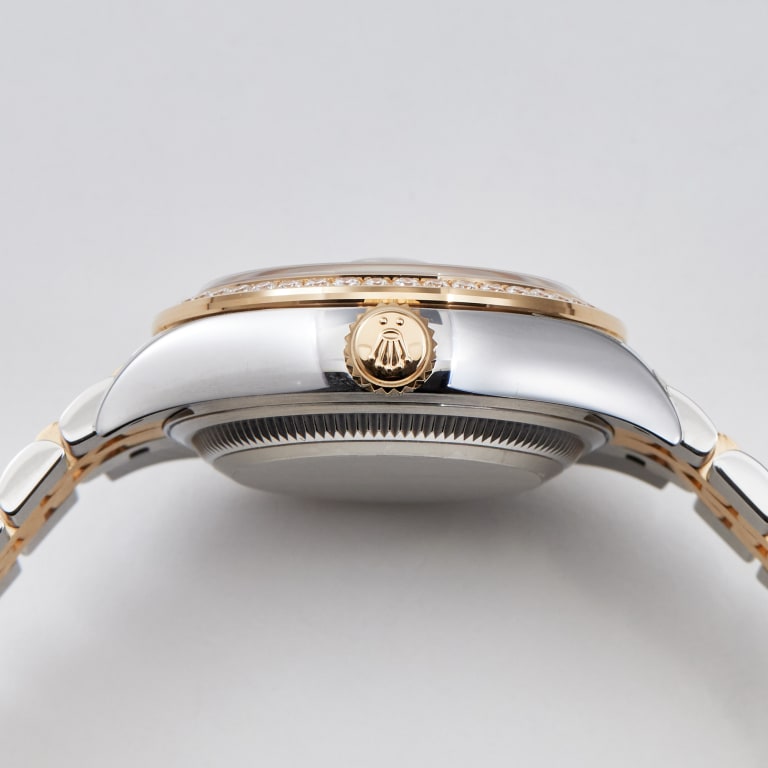 Datejust Yellow Gold & Steel Diamond Jubilee Mother of Pearl Dial 28mm Product Image 5