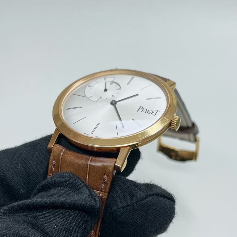 Altiplano Small Seconds Rose Gold Silver Dial 40mm Product Image 2