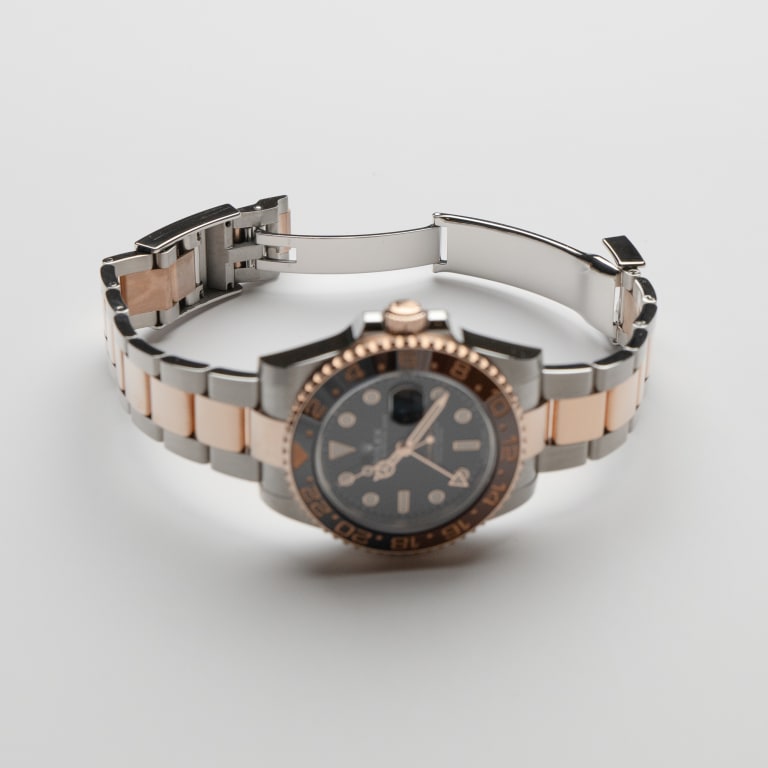 GMT-Master II "Rootbeer" Rose Gold & Steel Black Dial 40mm Product Image 8