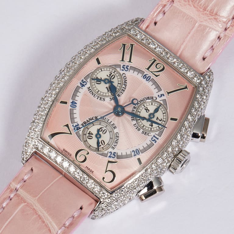 Cintree Curvex Chronograph Steel Diamond Pink Dial 39mm Product Image 13