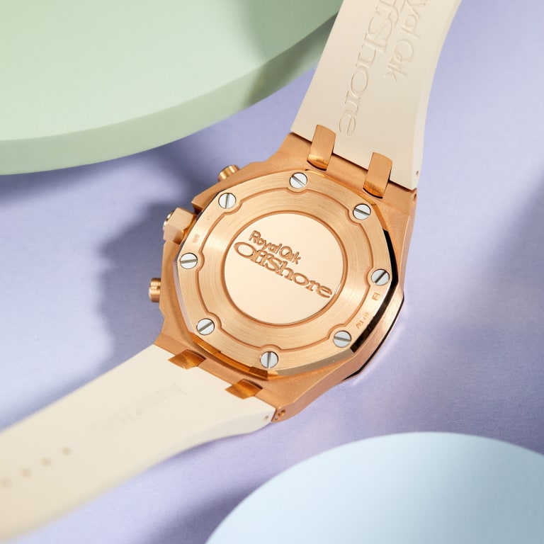 Royal Oak Offshore Lady Rose Gold Rainbow Pink Dial 37mm Product Image 12