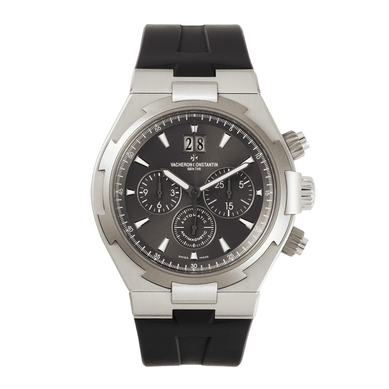 Overseas Chronograph Steel Grey Dial 42mm Product Image 1