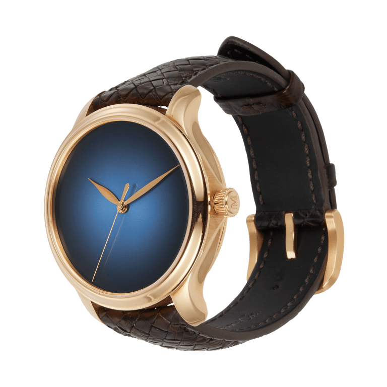Endeavour Centre Seconds Rose Gold Funky Blue Dial 40mm Product Image 1