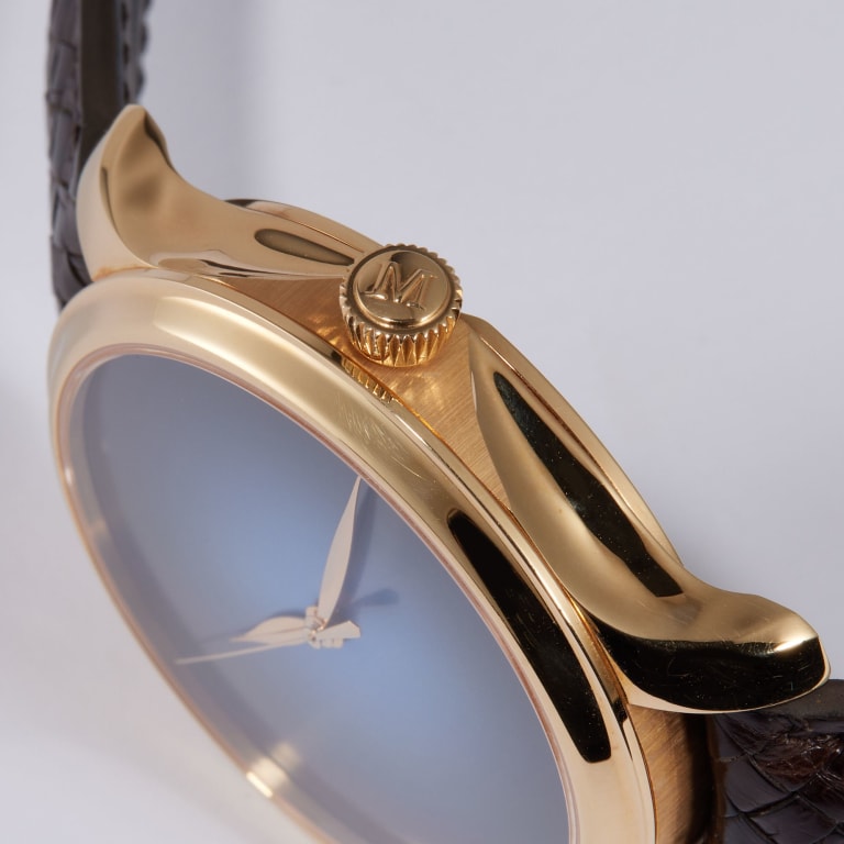 Endeavour Centre Seconds Rose Gold Funky Blue Dial 40mm Product Image 7