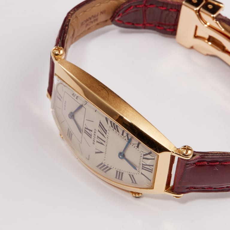 Tonneau Dual Time Yellow Gold White Dial 46mm Product Image 13
