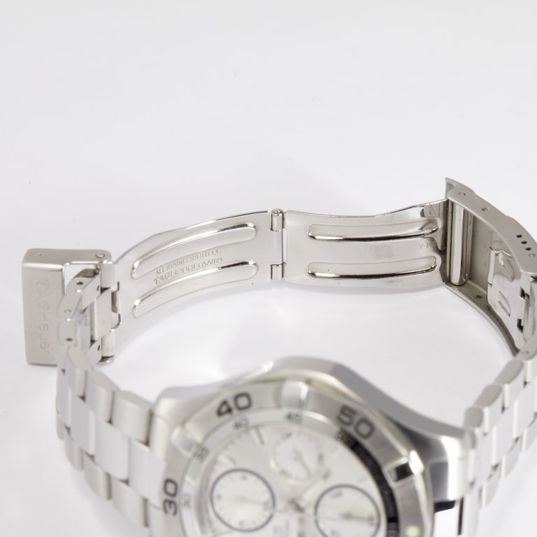 Aquaracer Chronograph Steel White Dial 41mm Product Image 11
