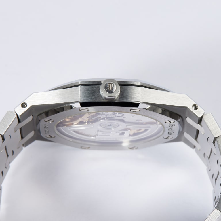 Royal Oak "Jumbo" Extra-Thin "50th Anniversary" Steel Blue Dial 39mm Product Image 4
