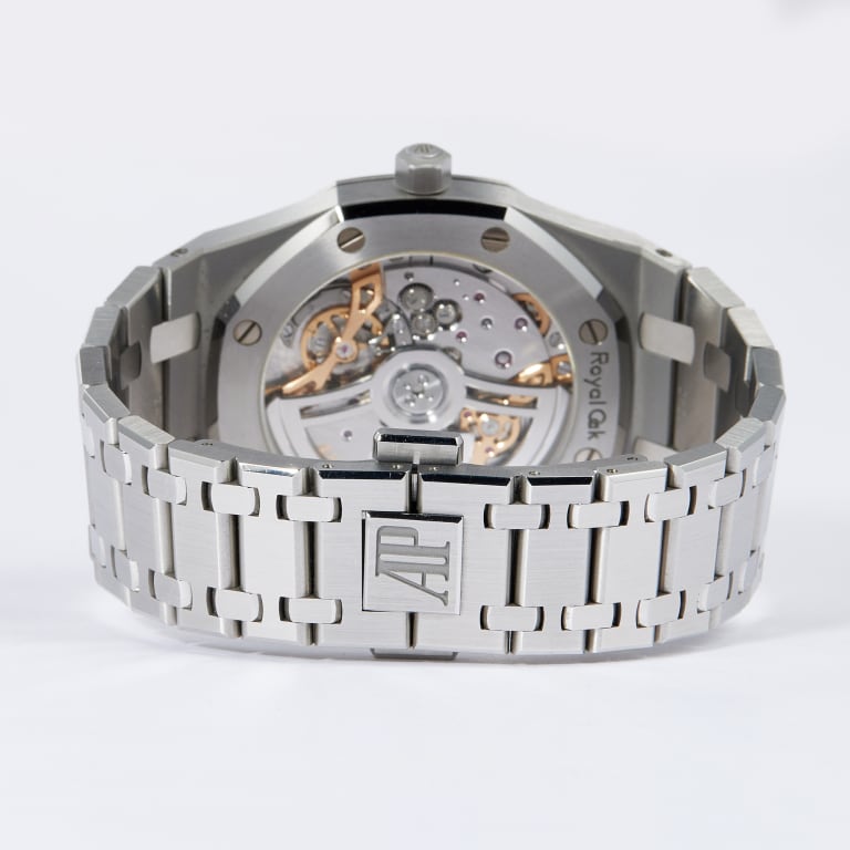 Royal Oak "Jumbo" Extra-Thin "50th Anniversary" Steel Blue Dial 39mm Product Image 8