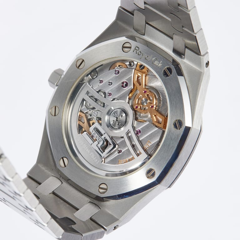 Royal Oak "Jumbo" Extra-Thin "50th Anniversary" Steel Blue Dial 39mm Product Image 9