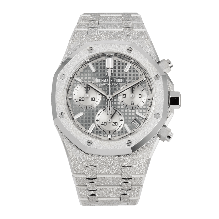 Royal Oak Chronograph Frosted White Gold Grey Dial 41mm Product Image 8