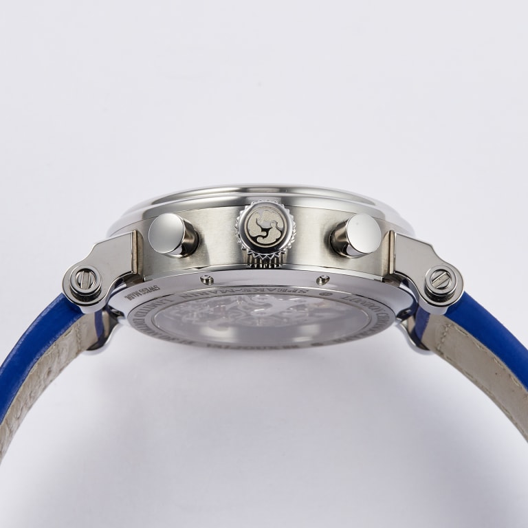 London Chronograph Triple Date Titanium Blue Dial 42mm Product Image 5
