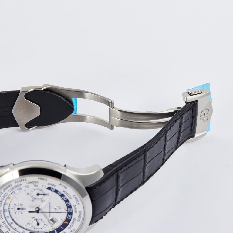 World Timer Steel White Dial 44mm Product Image 3