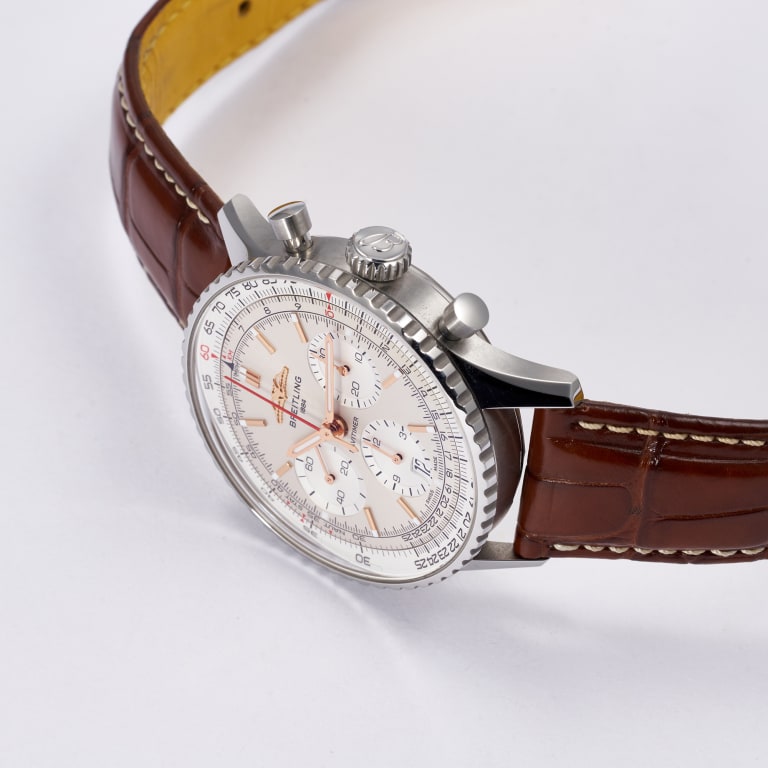 Navitimer B01 Chronograph Steel Silver Dial 41mm Product Image 1