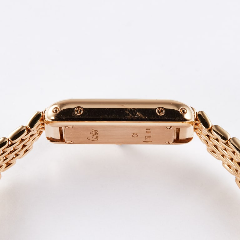 Tank Mini Allongee Quartz Rose Gold White Dial 15mm Product Image 8