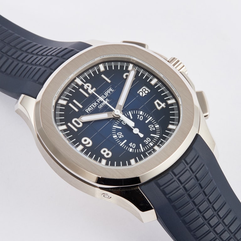 Aquanaut Chronograph White Gold Blue Dial 42mm Product Image 1