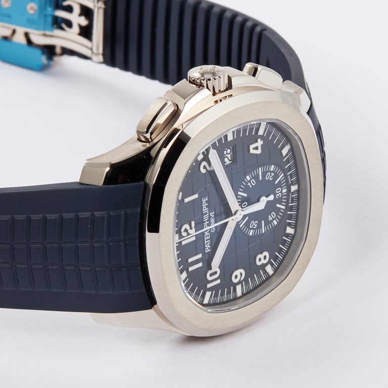 Aquanaut Chronograph White Gold Blue Dial 42mm Product Image 3