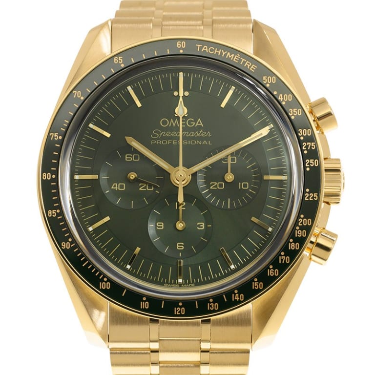 Speedmaster Yellow Gold Green Dial 42mm Product Image 4
