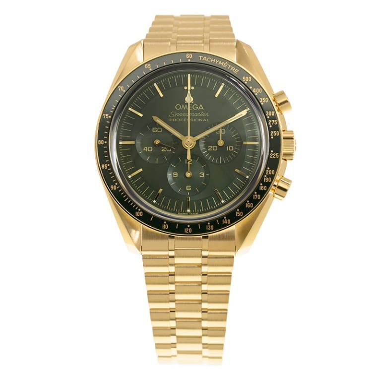 Speedmaster Yellow Gold Green Dial 42mm Product Image 2