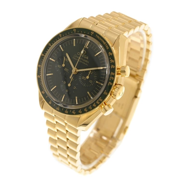 Speedmaster Yellow Gold Green Dial 42mm Product Image 3