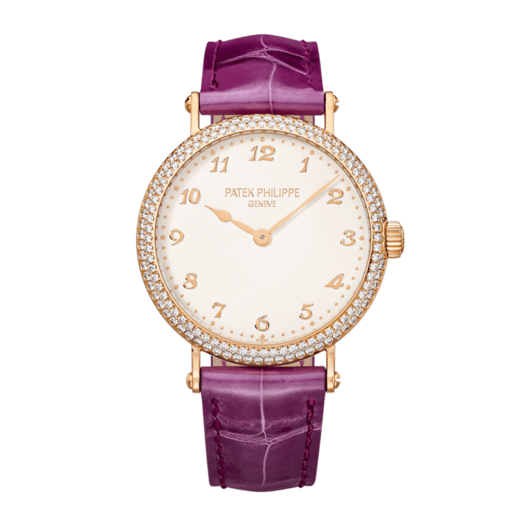 Calatrava Rose Gold Diamond Silver Dial 34mm Product Image 1