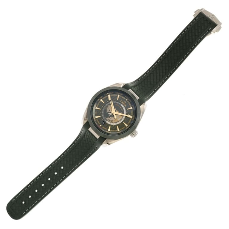 Aqua Terra Worldtimer Steel Green Dial 43mm Product Image 4