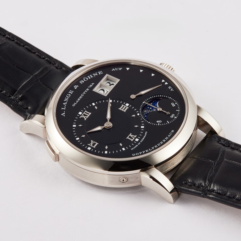 Lange 1 Moonphase White Gold Black Dial 38mm Product Image 2