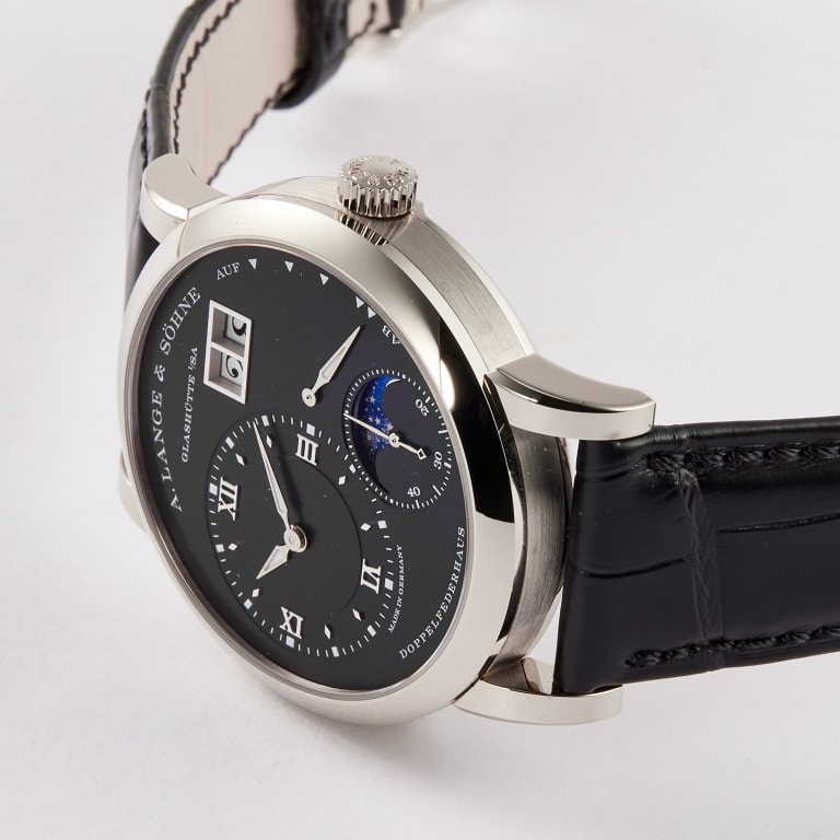Lange 1 Moonphase White Gold Black Dial 38mm Product Image 3