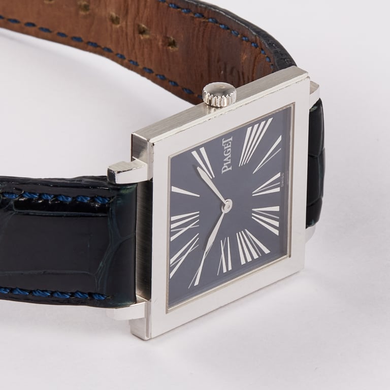 Altiplano Square White Gold Blue Dial 30mm Product Image 5