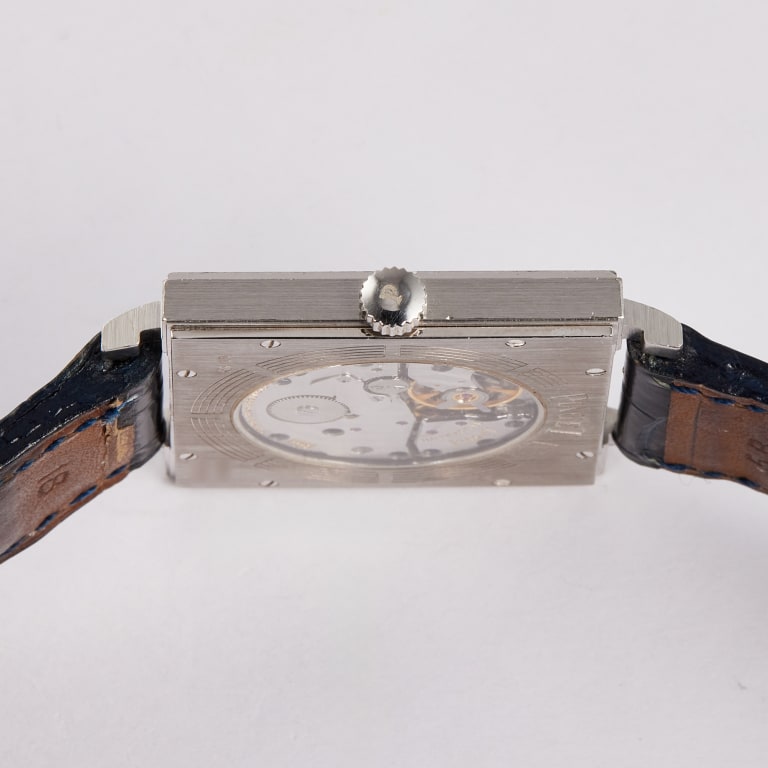 Altiplano Square White Gold Blue Dial 30mm Product Image 3