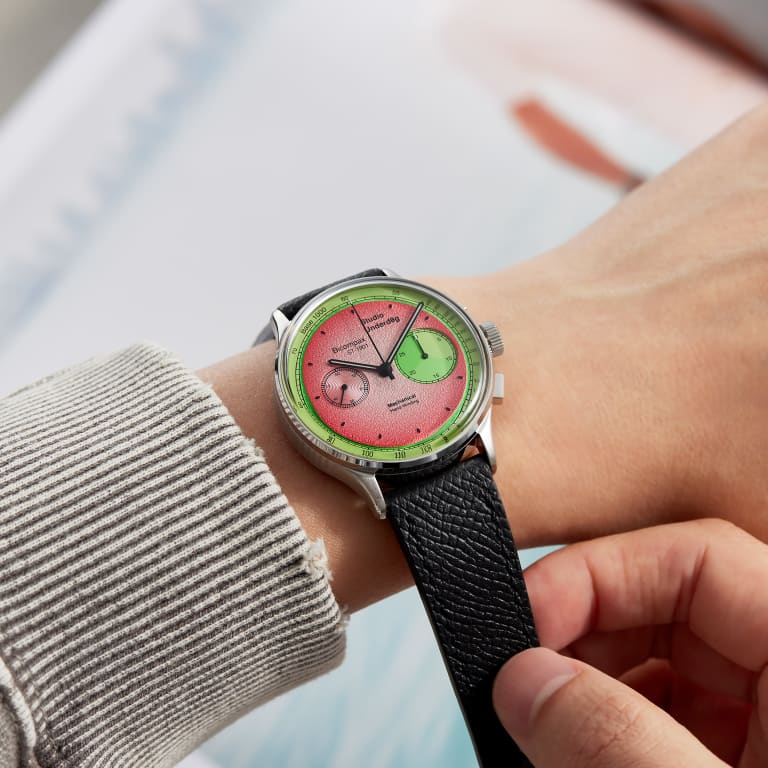 Watermelon (Gen2) Steel Pink Green Dial 38mm Product Image 10