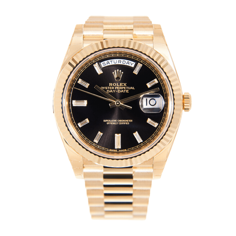 Day-Date Yellow Gold Black Dial 40mm Product Image 1