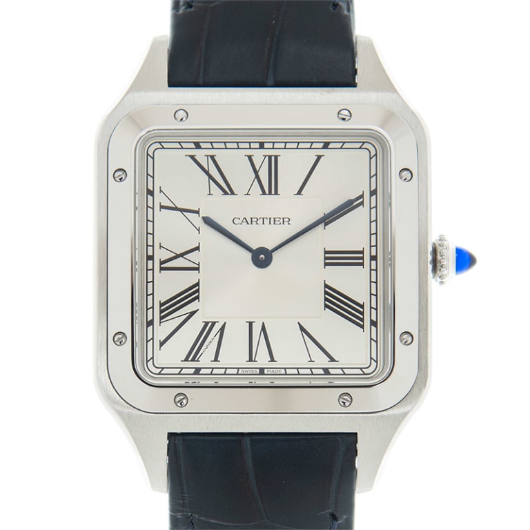 Santos-Dumont Steel Silver Dial 33mm Product Image 2