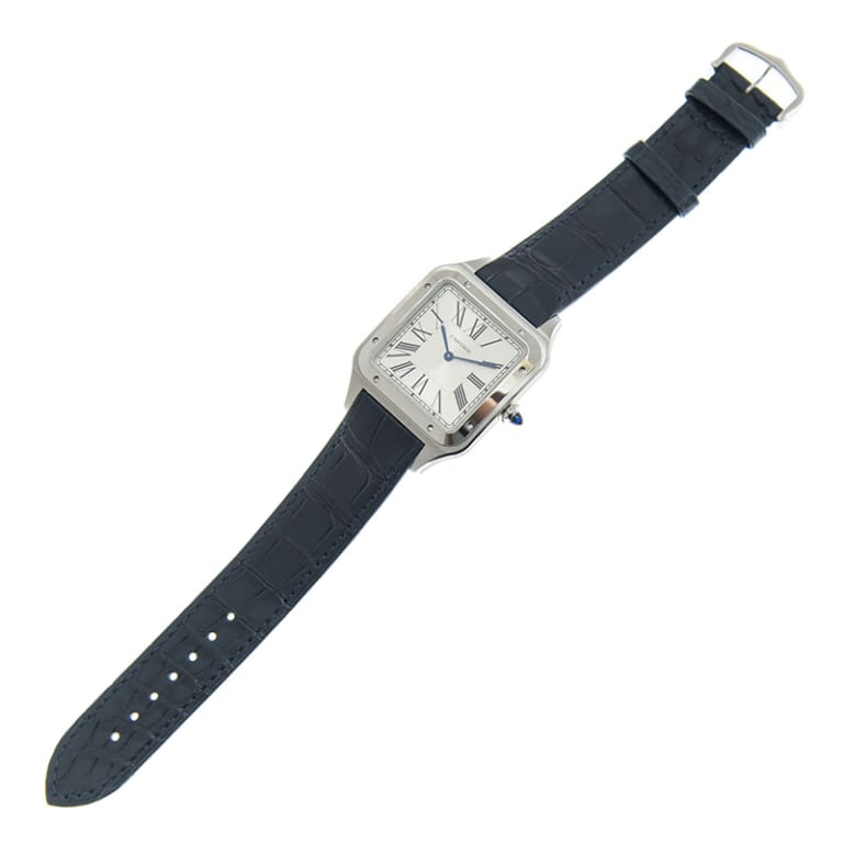 Santos-Dumont Steel Silver Dial 33mm Product Image 4
