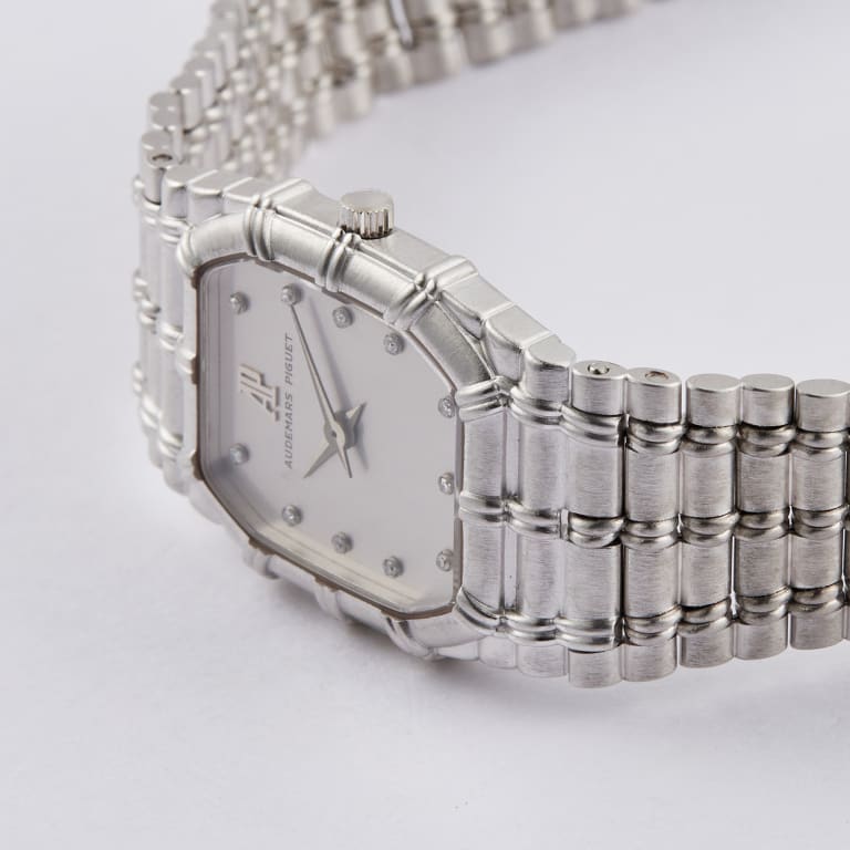 Bamboo Quartz White Gold White Dial 27mm Product Image 3