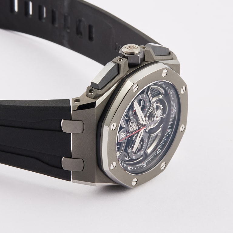 Royal Oak Offshore Flying Tourbillon Chronograph Titanium Skeleton Dial 43mm Product Image 4