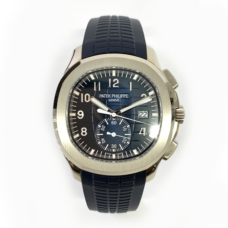 Aquanaut Chronograph White Gold Blue Dial 42mm Product Image 1