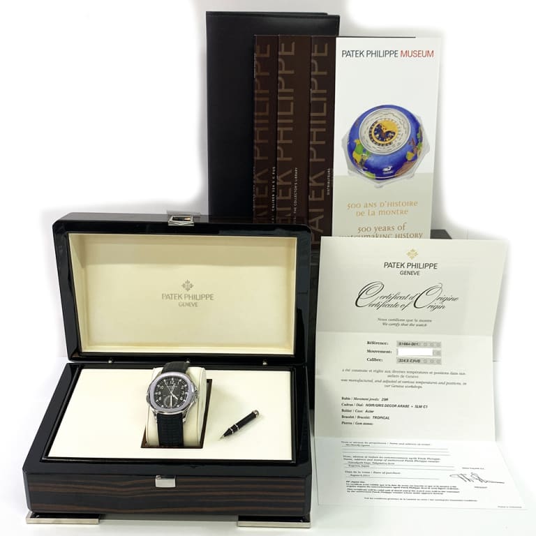 Aquanaut Travel Time Steel Black Dial 40mm Product Image 10