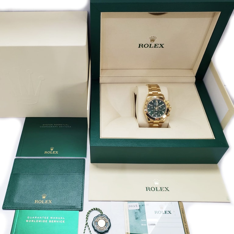 Daytona Yellow Gold Green Dial "John Mayer" 40mm Product Image 5