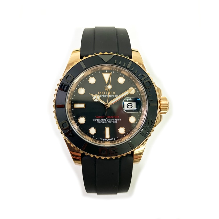 Yacht-Master Rose Gold Oysterflex Black Dial 40mm Product Image 2