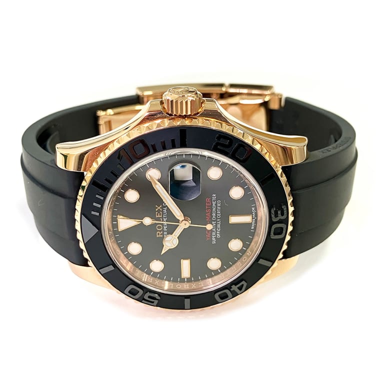 Yacht-Master Rose Gold Oysterflex Black Dial 40mm Product Image 3