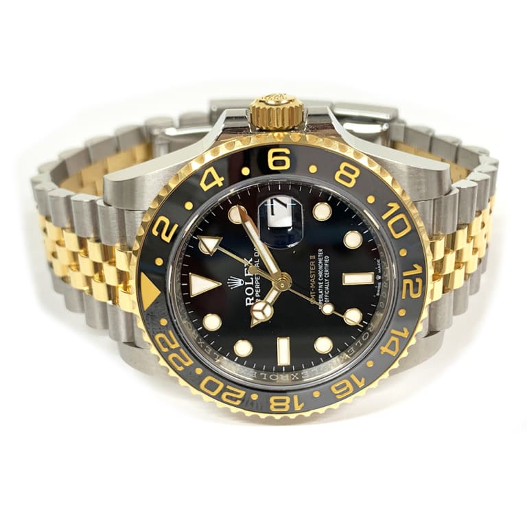 GMT-Master II Yellow Gold & Steel Jubilee Black Dial 40mm Product Image 3