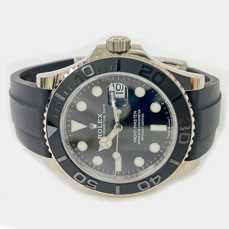 Yacht-Master White Gold Oysterflex Black Dial 42mm Product Image 3