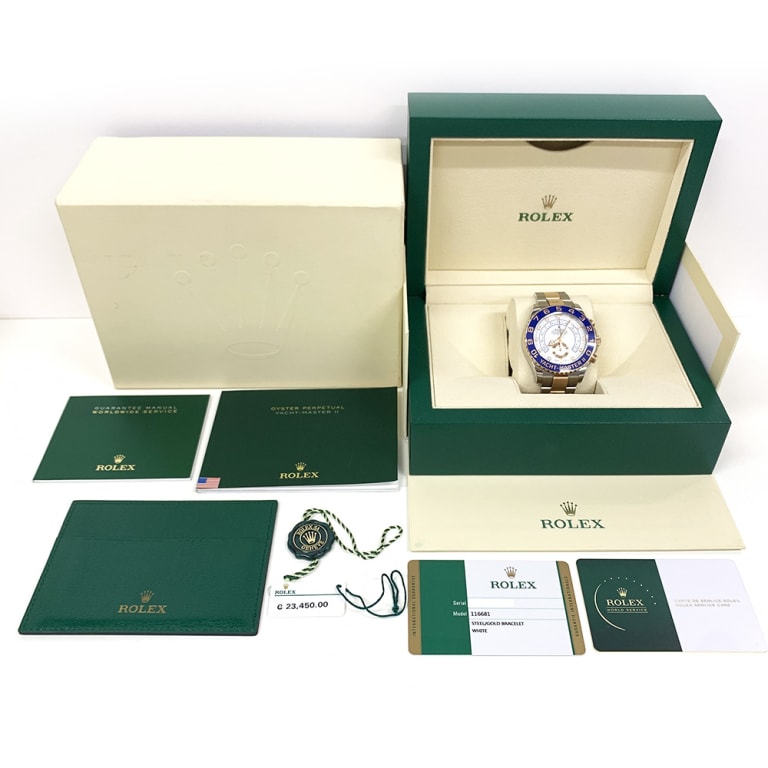 Yacht-Master II Rose Gold & Steel White Dial 44mm Product Image 6