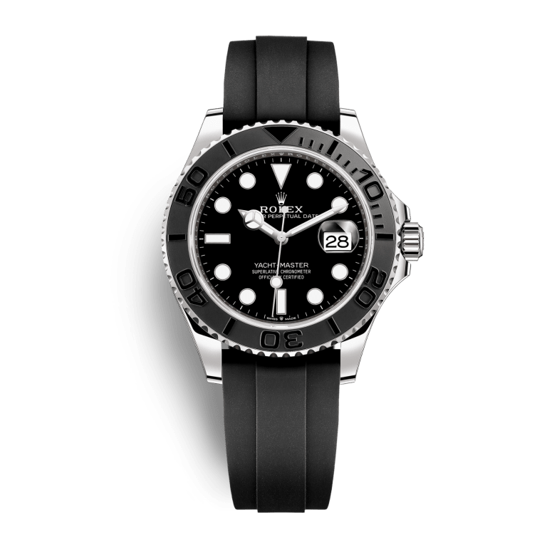 Yacht-Master White Gold Oysterflex Black Dial 42mm Product Image 1