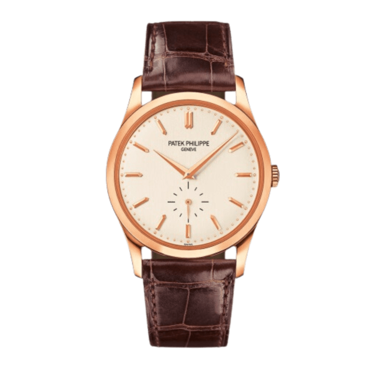 Calatrava Small Seconds Rose Gold Silver Dial 37mm Product Image 1