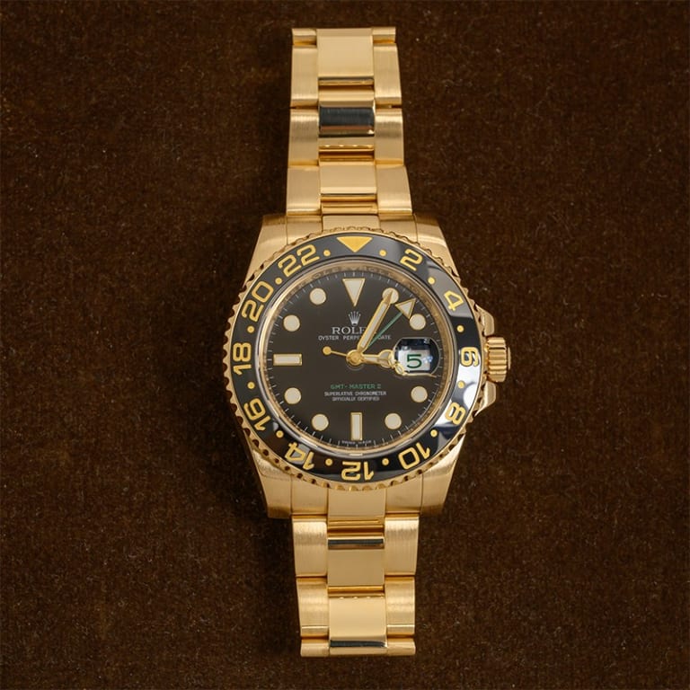 GMT-Master II Yellow Gold Black Dial 40mm Product Image 2